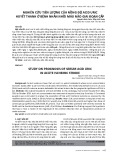 Nghiên cứu tiên lượng của nồng độ acid uric huyết thanh ở bệnh nhân nhồi máu não giai đoạn cấp