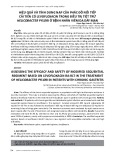 Hiệu quả và tính dung nạp của phác đồ nối tiếp cải tiến có levofloxacin trong điều trị tiệt trừ Helicobacter pylori ở bệnh nhân viêm dạ dày mạn