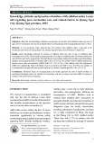 Knowledge, attitude, and practices of mothers with children under 1-yearold regarding post-vaccination care and related factors in Quang Ngai City, Quang Ngai province, 2023