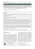 Knowledge, attitude, practice of cervical cancer screening and some factors related to practice in women aged 21 - 65 years old in Dan Quyen commune, Trieu Son district, Thanh Hoa province in 2023