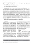 Microscopic characteristics, total phenolic content and antioxidant activity of Zingiber nudicarpum