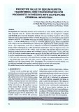 Predictive value of serum ferritin, transferrin, iron concentration for prognostic in patients with acute phase cerebral infarction