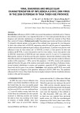 Viral diagnosis and molecular characterization of Influenza A (H1N1) 2009 virus in the 2009 outbreak in Thua Thien Hue province