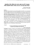 Nghiên cứu nồng độ acid uric huyết thanh trên bệnh nhân tăng huyết áp nguyên phát