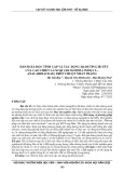 Đánh giá độc tính cấp và tác dụng hạ đường huyết của cao chiết lá xoài (Mangifera indica L., Anacardiaceae) trên chuột nhắt trắng