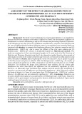 Assessment of the effect of aerosol disinfection of nanosilver and hydroperoxide Ag+ at Can Tho University of medicine and pharmacy