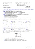 Đề thi học kì 1 môn Vật lý lớp 10 năm 2024-2025 - Trường THPT Quế Sơn, Quảng Nam