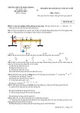 Đề thi học kì 1 môn Vật lý lớp 10 năm 2024-2025 - Trường THPT Lê Hồng Phong, Đắk Lắk