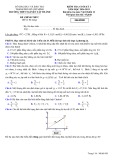 Đề thi học kì 1 môn Vật lý lớp 12 năm 2024-2025 - Trường THPT Nguyễn Tất Thành, HCM