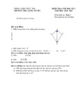 Đề thi học kì 1 môn Toán lớp 7 năm 2024-2025 có đáp án - Trường THCS Long Xuyên, Phúc Thọ