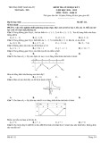Đề thi học kì 1 môn Toán lớp 12 năm 2024-2025 - Trường THPT Ngô Gia Tự, Đắk Lắk