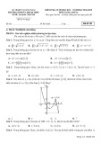 Đề thi học kì 1 môn Toán lớp 12 năm 2024-2025 - Trường PTDTNT THCS&THPT Nước Oa