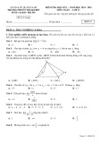Đề thi học kì 1 môn Toán lớp 11 năm 2024-2025 - Trường PTDTNT THCS&THPT Nước Oa