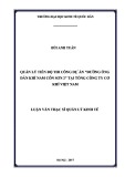 Luận văn Thạc sĩ  Quản lý kinh tế: Quản lý tiến độ thi công dự án đường ống dẫn khí Nam Côn Sơn 2 tại Tổng công ty cơ khí Việt Nam