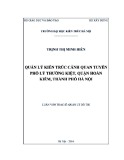 Luận văn Thạc sĩ Quản lý đô thị và công trình: Quản lý kiến trúc cảnh quan tuyến phố Lý Thường Kiệt, quận Hoàn Kiếm, thành phố Hà Nội