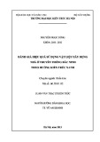 Luận văn Thạc sĩ Kiến trúc: Đánh giá hiệu quả sử dụng vật liệu xây dựng nhà ở truyền thống Bắc Ninh theo hướng kiến trúc xanh