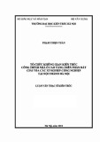 Luận văn Thạc sĩ Kiến trúc: Tổ chức không gian kiến trúc giải tỏa các xí nghiệp công nghiệp công trình nhà ở cao tầng trên phần đất tại nội thành Hà Nội