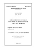 Luận văn Thạc sĩ Quản lý đô thị và công trình: Quản lý kiến trúc cảnh quan thị trấn Phú Mỹ, huyện Tân Thành, tỉnh Bà Rịa - Vũng Tàu