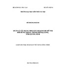 Luận văn Thạc sĩ Quản lý đô thị và công trình: Quản lý xây dựng theo quy hoạch Khu đô thị mới Hùng Thắng, thành phố Hạ Long, tỉnh Quảng Ninh