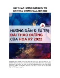 Tài liệu Hướng dẫn điều trị đái tháo đường của Hoa Kỳ 2022