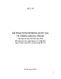 Tài liệu Kế hoạch hành động quốc gia về chống kháng thuốc giai đoạn từ năm 2013 đến năm 2020