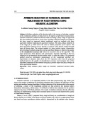 Attribute reduction of numerical decision table based on fuzzy distance using heuristic algorithm