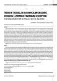 Theme in the English mechanical engineering discourse: A systemic functional description