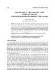 Chợ biên giới và tiềm năng phát triển du lịch địa phương (trường hợp chợ Mường Khương, tỉnh Lào Cai)