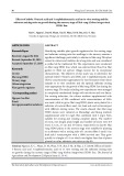 Effects of indole-3-butyric acid and 1-naphthaleneacetic acid on in vitro rooting and the substrate mixing ratio on growth during the nursery stage of Mai vang (Ochna integerrima) HD01 line