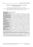 Antifungal activity of mangosteen pericarp and cashew leaf extract against Fusarium oxysporum in vitro