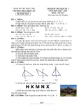 Đề thi học kì 1 môn Toán lớp 6 năm 2024-2025 có đáp án - Trường THCS Thọ Lộc, Phú Thọ