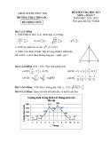 Đề thi học kì 1 môn Toán lớp 7 năm 2024-2025 có đáp án - Trường THCS Thọ Lộc, Phú Thọ