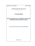 Luận văn Thạc sĩ Quản lý đô thị và công trình: Một số giải pháp quản lý hệ thống thoát nước thành phố Thái Nguyên đến năm 2025