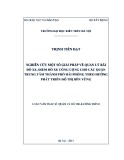 Luận văn Thạc sĩ Quản lý đô thị và công trình: Nghiên cứu một số giải pháp quản lý bãi, điểm đỗ xe công cộng cho các quận trung tâm TP Hải Phòng theo hướng phát triển đô thị bền vững