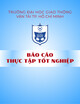 Báo cáo thực tập tốt nghiệp Công nghệ thông tin: Nghiên cứu bài toán Geocoding và phát triển ứng dụng minh họa