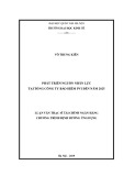 Luận văn Thạc sĩ Tài chính ngân hàng: Phát triển nguồn nhân lực tại Tổng công ty Bảo hiểm PVI đến năm 2025