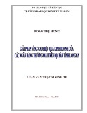 Luận văn Thạc sĩ Kinh tế: Giải pháp nâng cao hiệu quả kinh doanh của các ngân hàng thương mại trên địa bàn tỉnh Long An