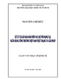 Luận văn Thạc sĩ Kinh tế: Xử lý tài sản đảm bảo tiền vay, nợ tồn đọng tại Ngân hàng Công thương Việt Nam - Thực trạng và giải pháp