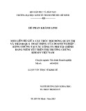 Luận văn Thạc sĩ Kinh tế: Mối liên hệ giữa cấu trúc hội đồng quản trị và thành quả hoạt động của doanh nghiệp – Bằng chứng tại các công ty phi tài chính đang niêm yết trên thị trường chứng khoán Việt Nam