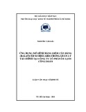 Luận văn Thạc sĩ Kinh tế: Ứng dụng mô hình bảng điểm cân bằng (balanced scorecard) trong quản lý tài chính tại Công ty cổ phần Du lịch công đoàn