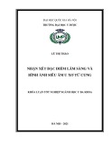 Khóa luận tốt nghiệp: Nhận xét đặc điểm lâm sàng và hình ảnh siêu âm u xơ tử cung