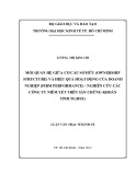 Luận văn Thạc sĩ Kinh tế: Mối quan hệ giữa cơ cấu sở hữu (Ownership Structure) và hiệu quả hoạt động của doanh nghiệp (Firm Performance) -  Nghiên cứu các công ty niêm yết trên sàn chứng khoán TP.HCM (HSX)