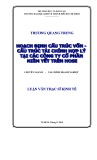 Luận văn Thạc sĩ Kinh tế: Hoạch định cấu trúc vốn - Cấu trúc tài chính hợp lý tại các công ty cổ phần niêm yết trên HOSE