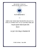 Luận văn Thạc sĩ Kinh tế: Chiến lược thâm nhập thị trường Hoa Kỳ của Công ty cổ phần Giày An Lạc giai đoạn 2008 - 2013