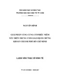 Luận văn Thạc sĩ Kinh tế: Giải pháp tăng cung cổ phiếu niêm yết trên trung tâm giao dịch chứng khoán thành phố Hồ Chí Minh