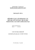 Luận văn Thạc sĩ Kinh tế: Đổi mới và xác lập nội dung các môn học kế toán bậc trung học nhằm nâng cao chất lượng đào tạo