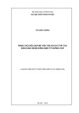 Luận án Tiến sĩ Kỹ thuật: Nâng cao hiệu quả mã hóa tần số cho thẻ tag định danh bằng sóng điện từ không chip