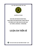 Luận án Tiến sĩ ngành Chăn nuôi: Gen ESR (Estrogen receptor), PRLR (Prolatin receptor) và mối liên hệ với năng suất sinh sản của đàn lợn hạt nhân Landrace, Yorkshire