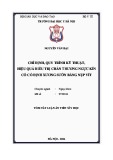 Tóm tắt Luận án Tiến sĩ Y học: Chỉ định, quy trình kỹ thuật, hiệu quả điều trị chấn thương ngực kín có cố định xương sườn bằng nẹp vít