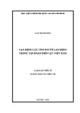 Luận án Tiến sĩ Kinh tế chính trị: Tạo động lực cho người lao động trong Tập đoàn Điện lực Việt Nam